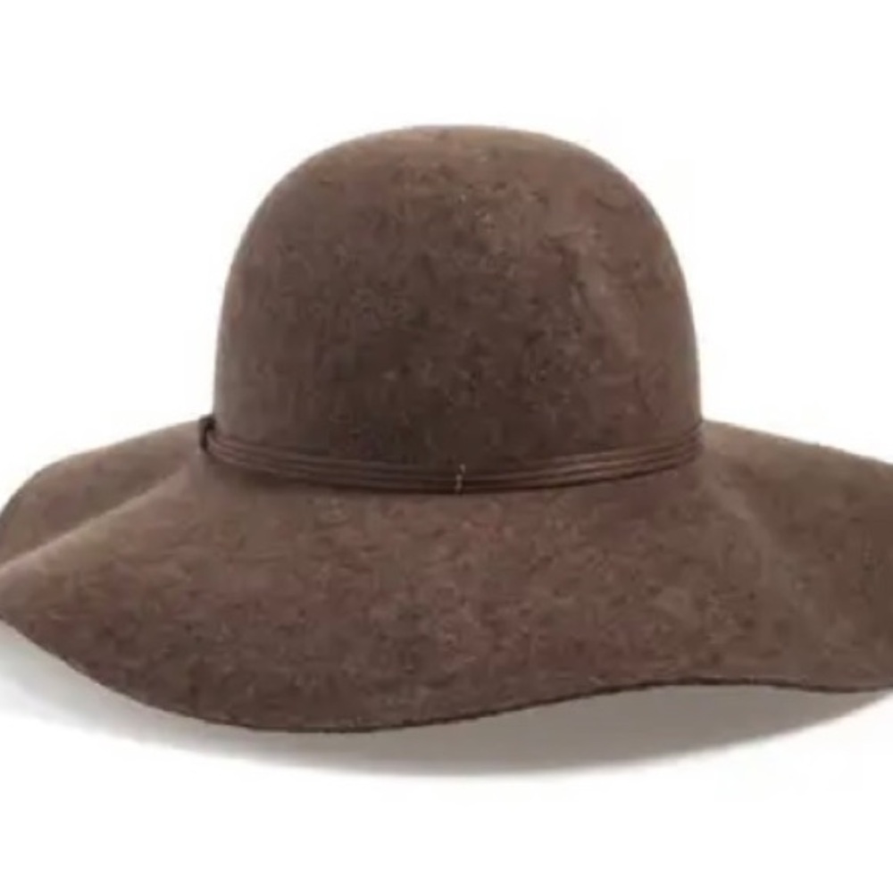 Brown floppy hat